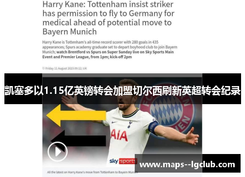 凯塞多以1.15亿英镑转会加盟切尔西刷新英超转会纪录 凯塞多以1.15亿英镑转会加盟切尔西刷新英超转会纪录